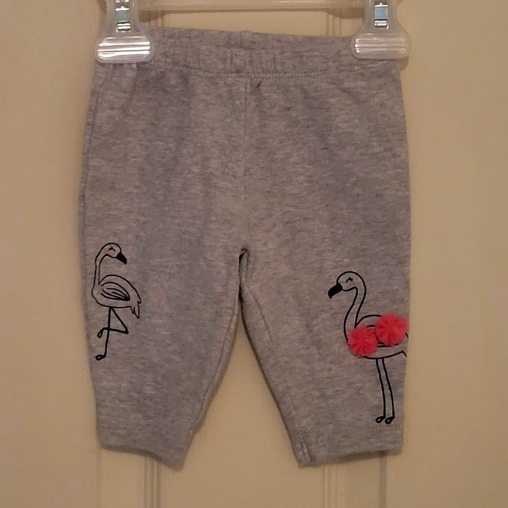 Carter's Baby Girls Long Flamingo Pants